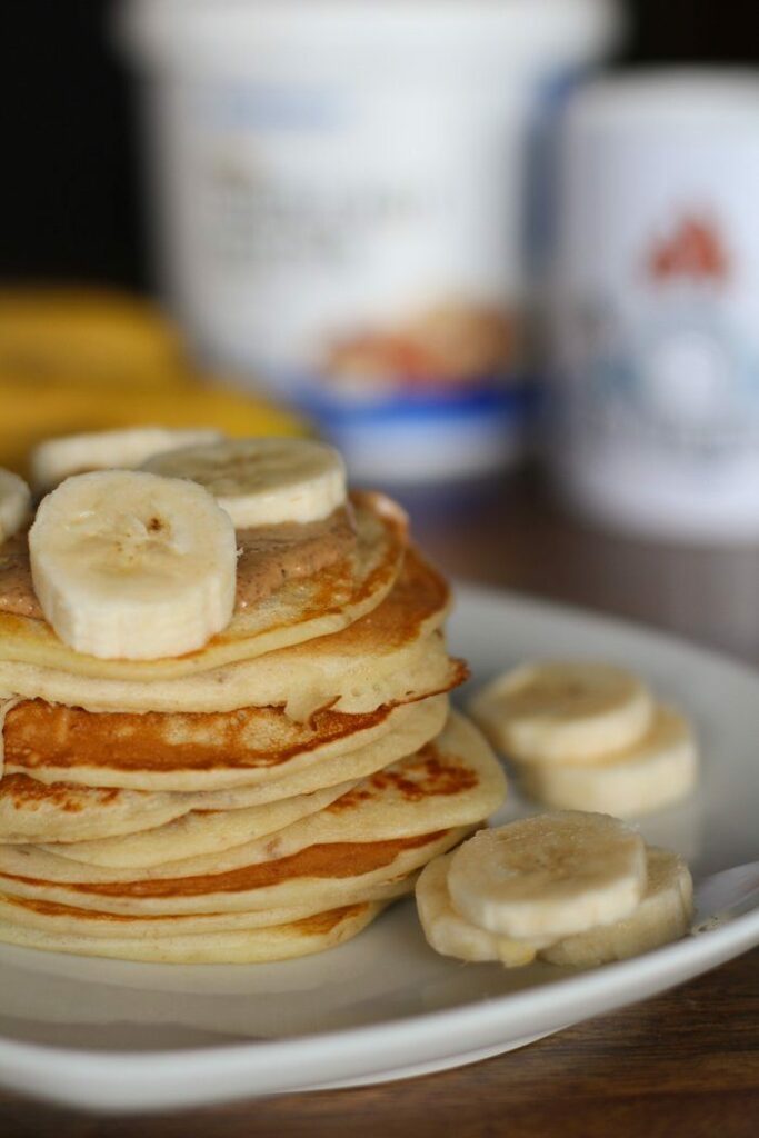 Eiweißpulver Pancakes Rezept mit Banane