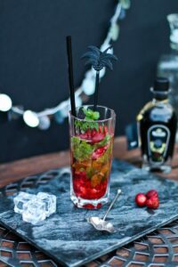 Sommercocktail - Erdbeer Mojito im Italian Style mit Mazzetti l’originale