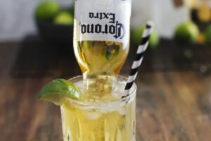 Frozen Margarita Corona Drink - Upside down Corona