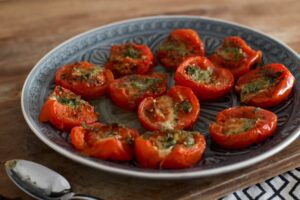 Gebackene Tomaten mit Parmesan