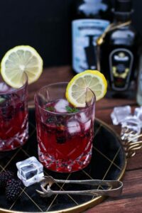 In Getränk 2017 - Gin Tonic Blackberry Lemon mit Mazzetti l’originale