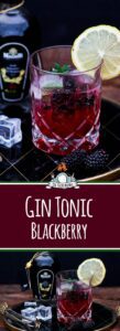 In Getränk 2017 - Gin Tonic Blackberry Lemon mit Mazzetti l’originale