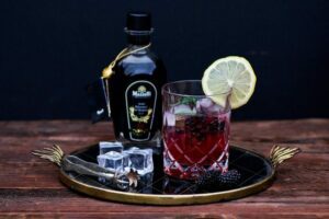 In Getränk 2017 - Gin Tonic Blackberry Lemon mit Mazzetti l’originale