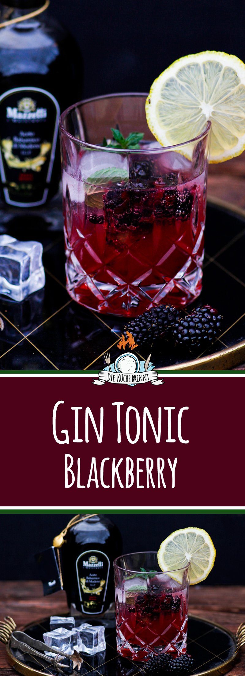 In Getränk 2017 - Gin Tonic Blackberry Lemon mit Mazzetti l’originale In Getränk 2017 - Gin Tonic Blackberry Lemon mit Mazzetti l’originale