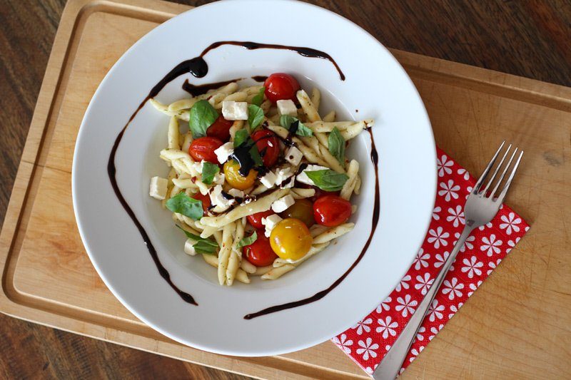 Italienische Pasta mit Tomaten