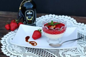 Caprese Burger und Karamell Grießtöpfchen mit Mazzetti l'originale