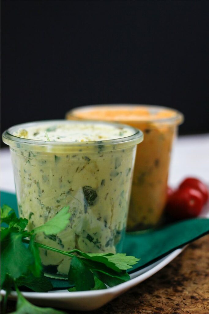 Schnelle Fingerfood Rezepte - 5 Tipps 18 Mediterrane Tomatenbutter & Senf Kräuterbutter Rezept