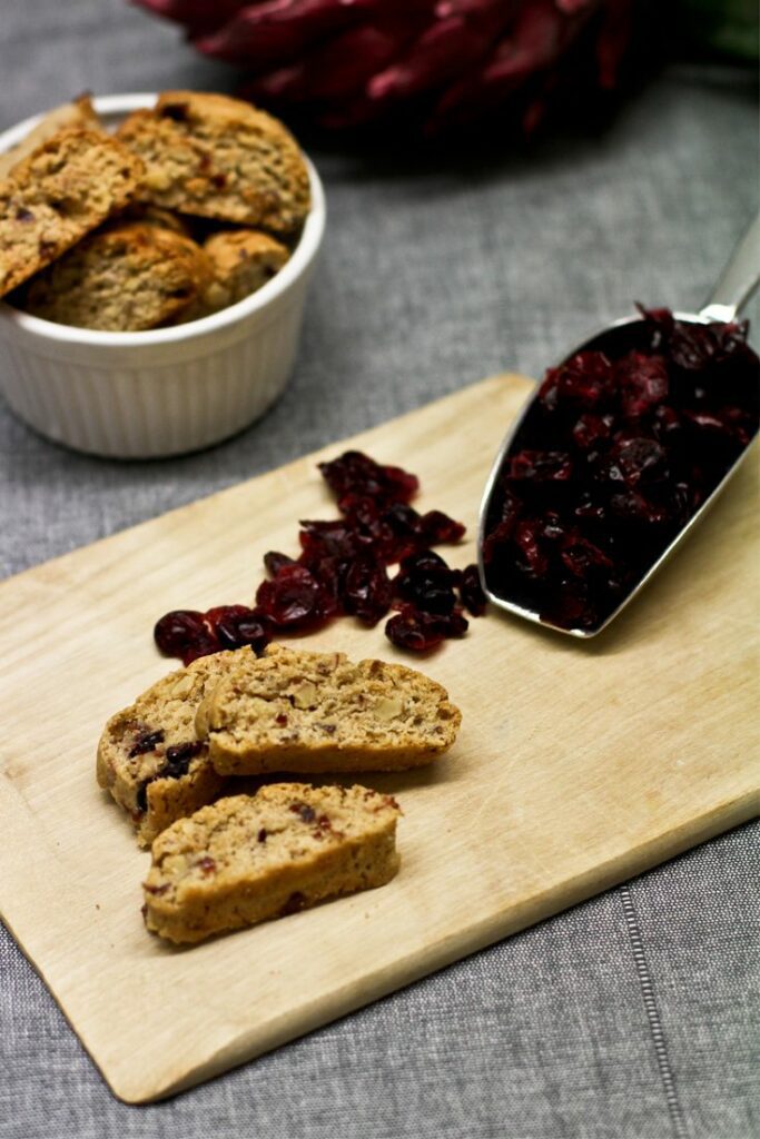 Cantuccini selber machen - Rezept mit Walnüssen und Cranberries