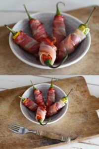 Jalapeno Poppers mit Datteln und Bacon