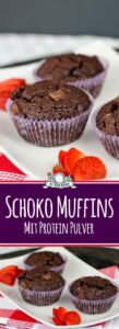 Schoko Muffins mit Proteinpulver