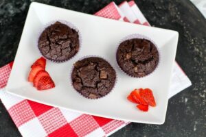 Schoko Muffins mit Proteinpulver