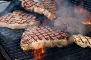 Steak auf dem Grill