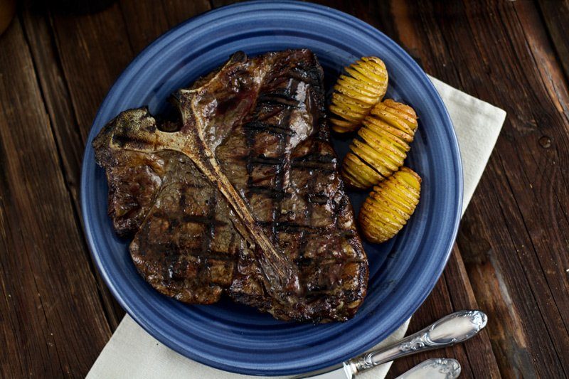T-Bone Steak grillen - Temperatur / Würzen / Beilagen