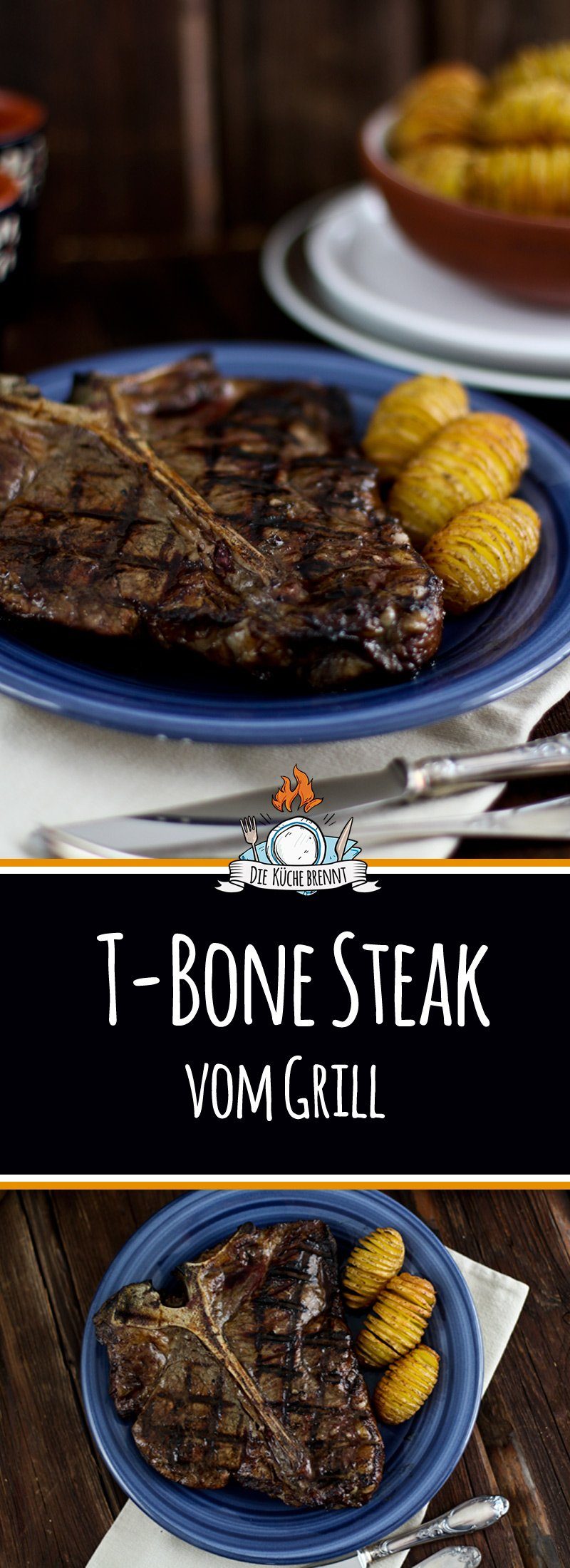 T-Bone Steak grillen - Temperatur / Würzen / Beilagen 8 T-Bone Steak grillen - Temperatur / Würzen / Beilagen