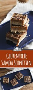 Samoa Schnitten - einfacher glutenfreier Kuchen