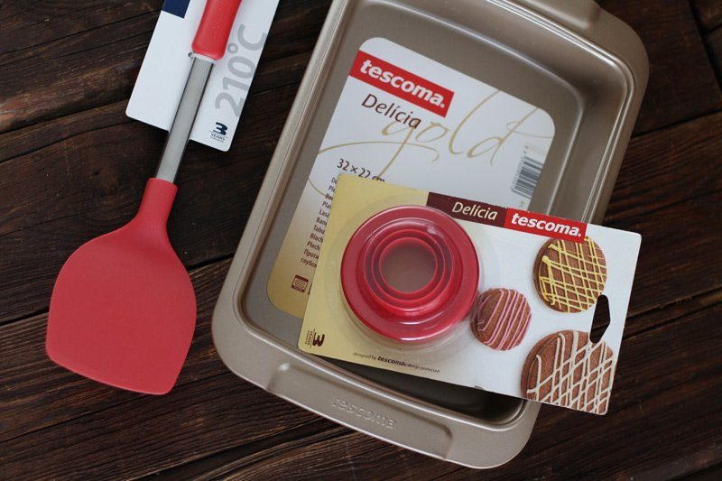 Samoa Schnitten - glutenfreier Kuchen 8 tescoma Back Produkte