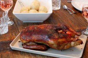 Weihnachten - Gefüllte Ente aus dem Backofen