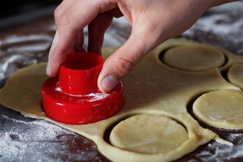 Schoko Creme Schleifchen - Plätzchen Backen 3 Plätzchen Backen - Schoko Creme Schleifchen