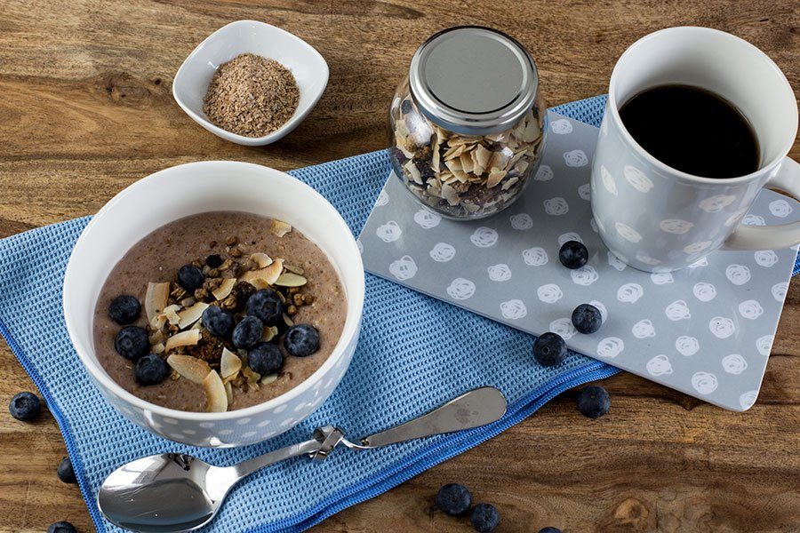 Frühstücksbrei aus Weizenkleie - Warmes Frühstück 1 Leckeres Frühstück