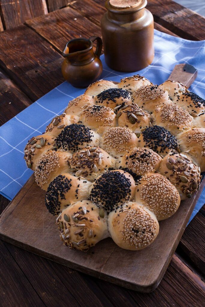 Brötchensonne Rezept - Mini Partybrötchen selber machen 5 Mini Partybrötchen selber machen