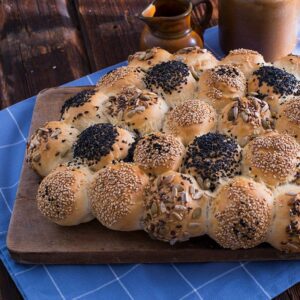 Brötchensonne Rezept - Mini Partybrötchen selber machen