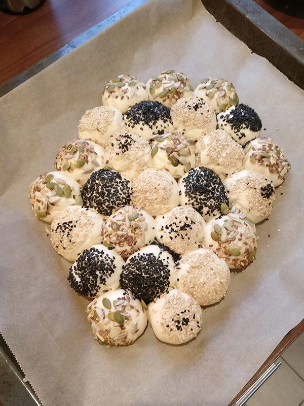 Brötchensonne Rezept - Mini Partybrötchen selber machen 4 Und zack... hat man eine "Sonne"