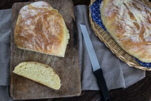 Backen mit Hartweizengrieß - Grieß Baguette Rezept