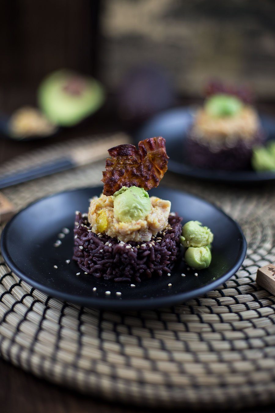 Gebratener Reis mit Ananas und Schinken 11 Gutfried Pulled Chicken Sushi Türmchen