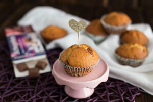 Muffins mit Schokolade - Joghurt-Heidelbeer-Müsli Schogetten