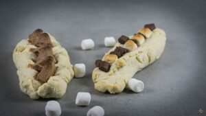 Brotschiffchen als Grillbeilage suess und herzhaft von keksstaub