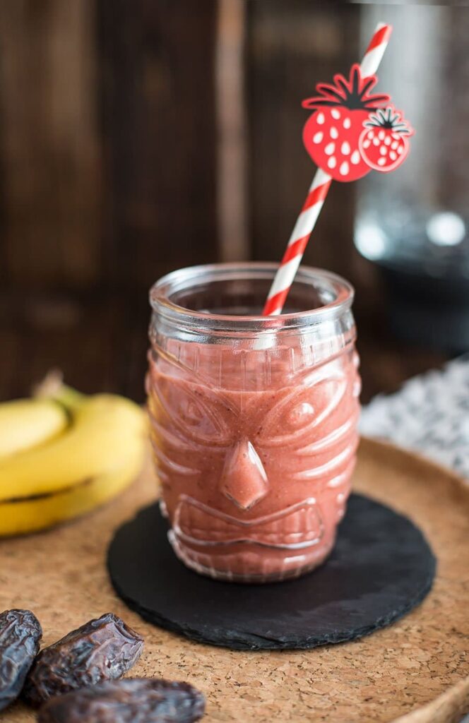 erdbeer bananen smoothie ohne joghurt