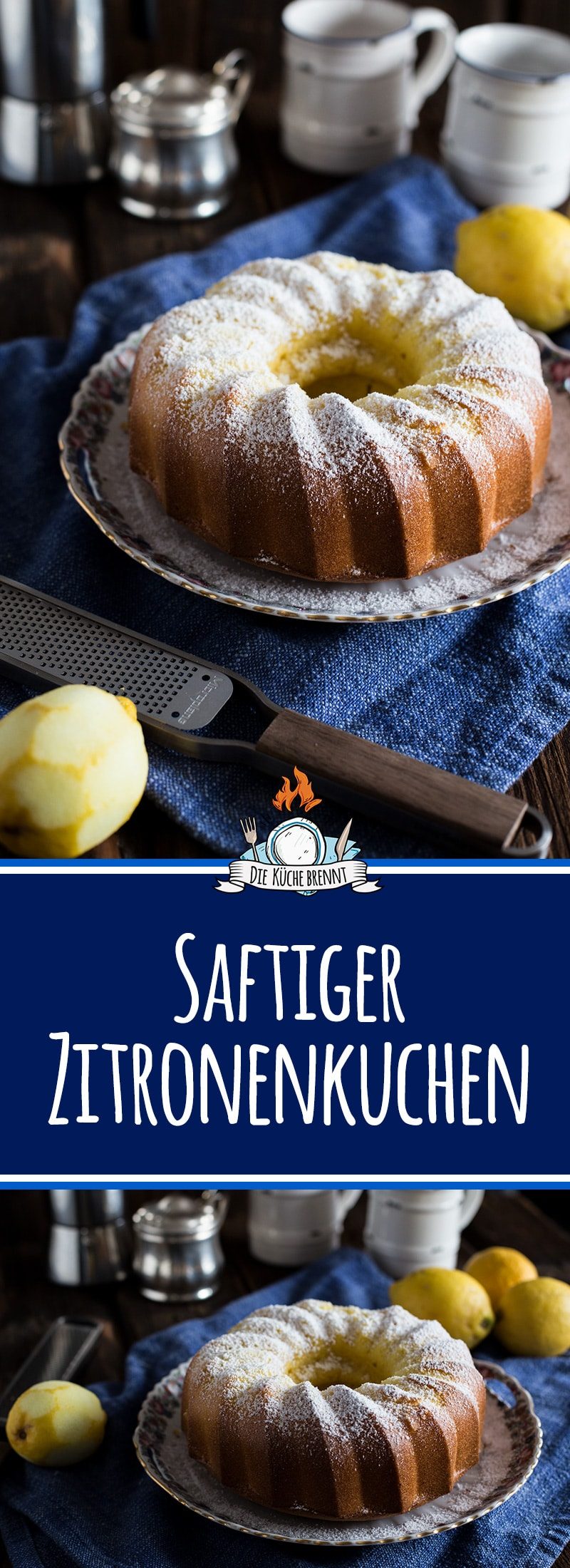 Zitronenkuchen mit Speisestärke - Rezept für saftigen Gugelhupf 4 Saftiger Gugelhupf