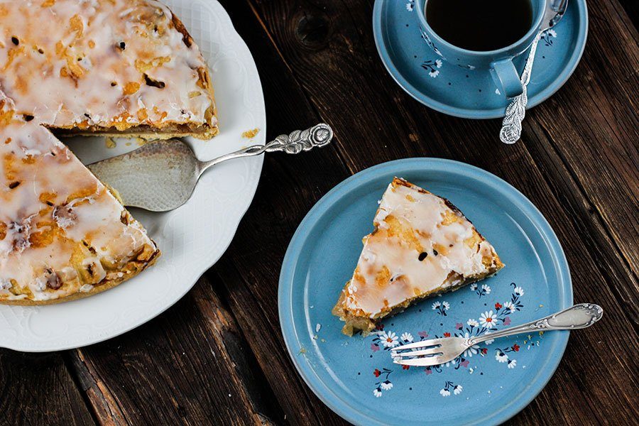 Dänischer Apfelkuchen Rezept - Backen mit Äpfeln 1 Backen mit Äpfeln