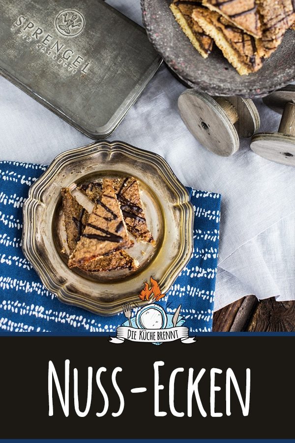 Nussecken Rezept von der Schwiegermutter - schnell und einfach 5 Schwiegermutter Rezept
