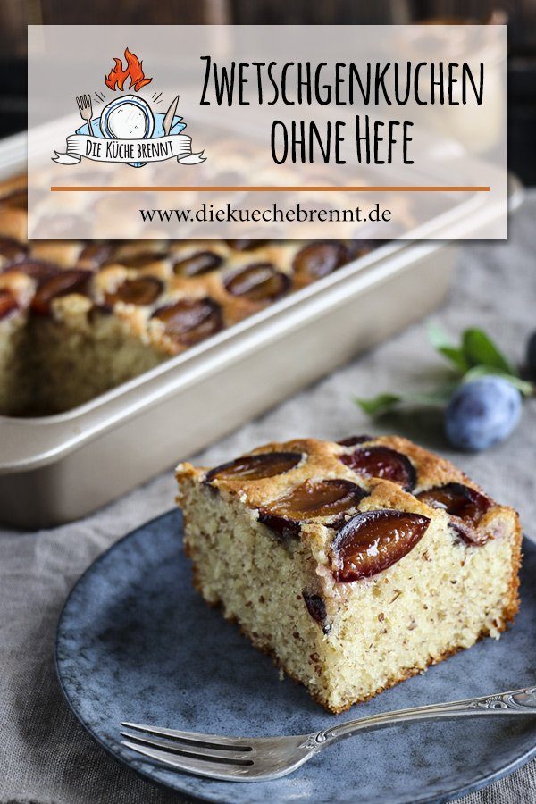 Zwetschgen Blechkuchen ohne Hefe 6 Einfacher Zwetschgen Blechkuchen - Rezept für fluffigen Boden ohne Hefe