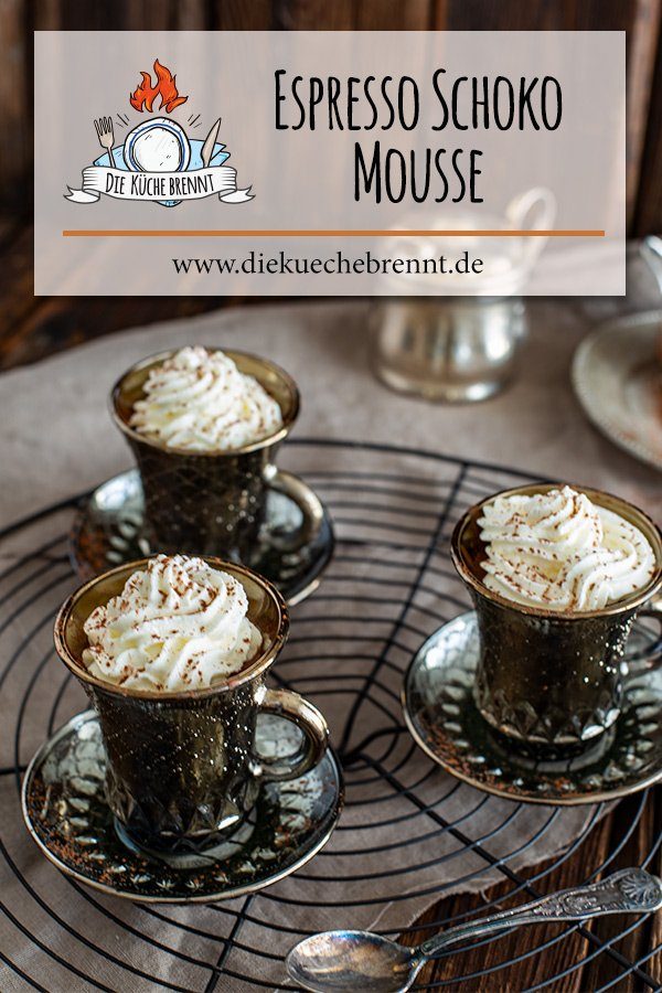 Eine festliches Dessert - Espresso Schokoladen Mousse Rezept