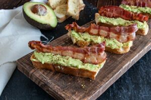 Fingerfood - Avocado Bacon Mini Baguettes