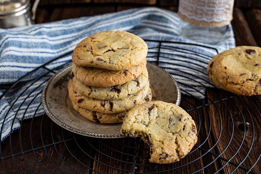 American Cookies mit Schokolade