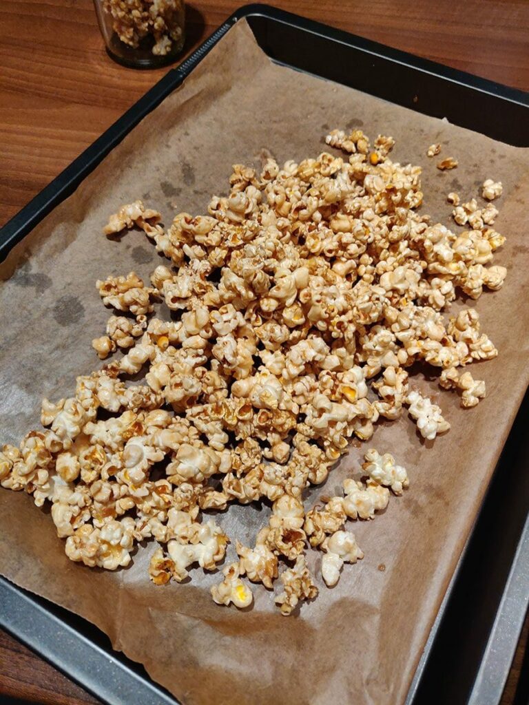 karamell popcorn rezept selber machen mixen