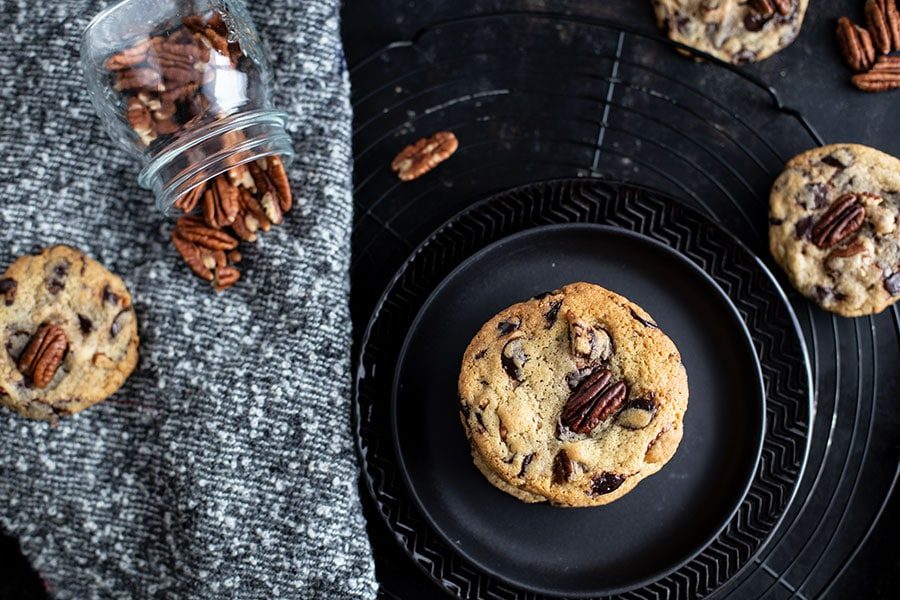 Bourbon Pekan Nuss Cookies Rezept - Achtung Suchtgefahr 9 Cookies mit Bourbon