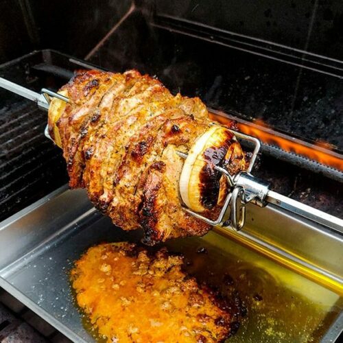 Gyros Vom Drehspiess Fur Zuhause Einfaches Rezept Die Kuche Brennt