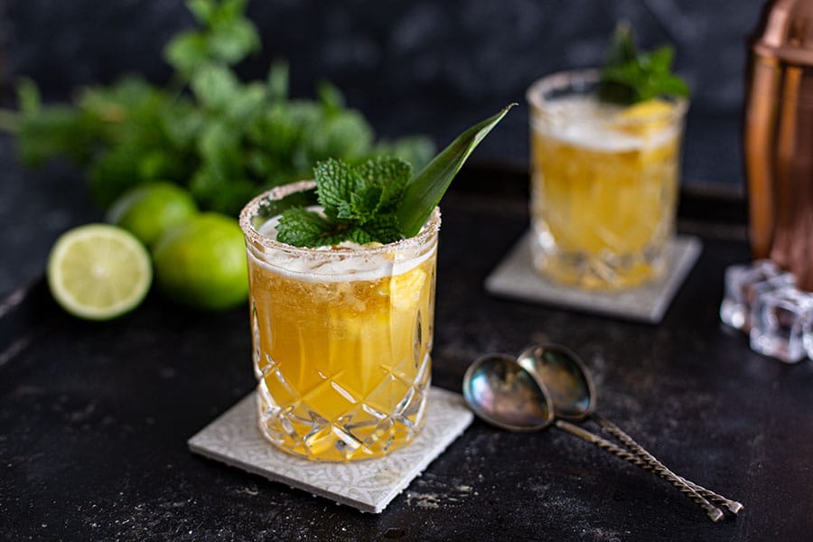 Tequila Mischen Süßlich-fruchtiger Mai Tai Margarita Cocktail Rezept