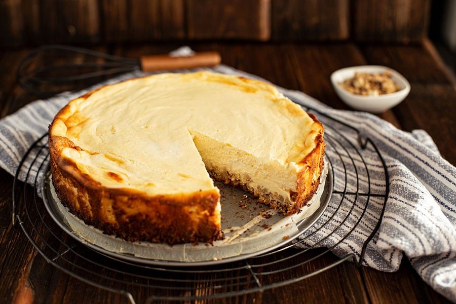 Saftiger Käsekuchen mit Müsliboden - Ruck-Zuck Rezept