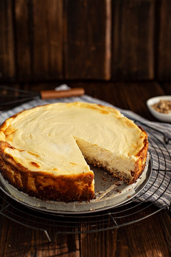 Tränenkuchen Rezept - Käsekuchen mit Baiser Haube als Deckel