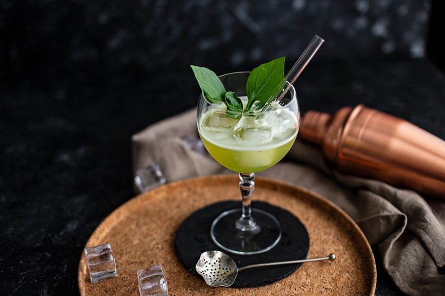 Rezept Cocktail mit Basilikum
