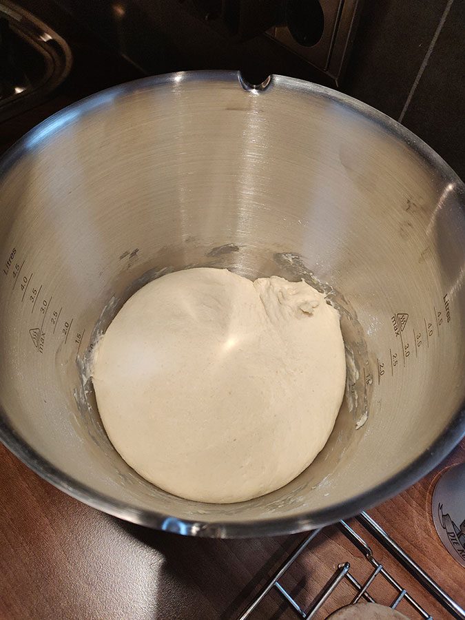 Focaccia nach Jamie Oliver 5 Trockenhefe Teig