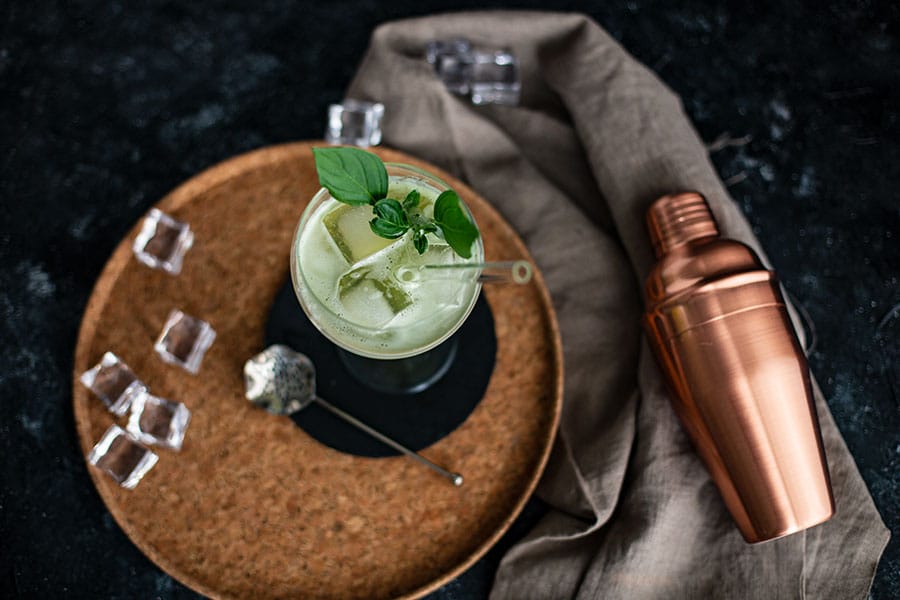 Gin Basil Rezept - Erfrischender Drink Basilikum