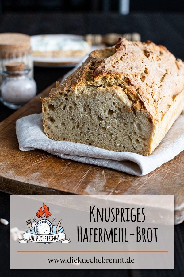 Brot backen mit Hafermehl - Knuspriges Kastenbrot 9 Knuspriges Hafermehl Brot