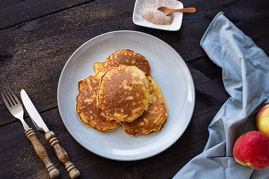 Apfelpfannkuchen selber machen