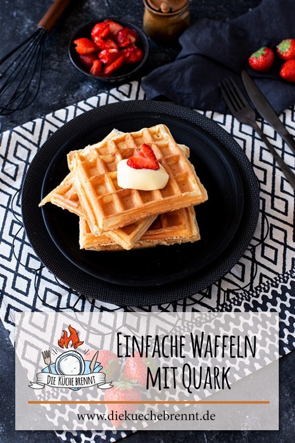Waffeln mit Quark Rezept - Die Küche brennt